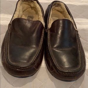 Men’s Brown Leather Uggs Size 10